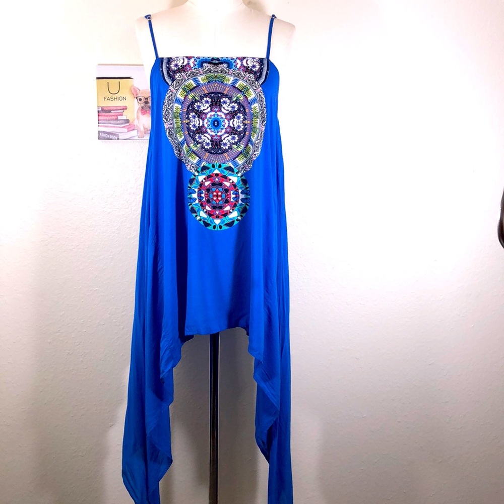 Red Carter Oversized Boho Tank Top
